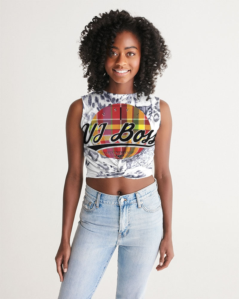 Tiger Kid Women's Twist-Front Tank - [variant_title] - VI BOSS