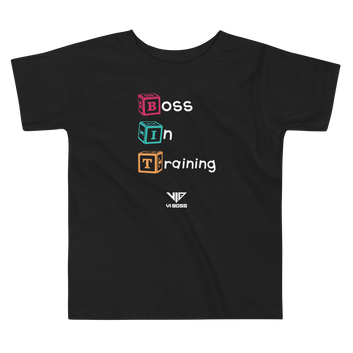 VI BOSS - Boss In Training (Blocks) Toddler T-Shirt