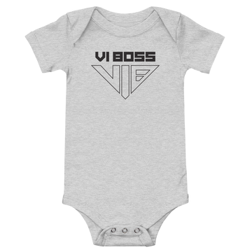 Baby Short Sleeve Hero S.O. Athletic Heather Onesie - VI BOSS