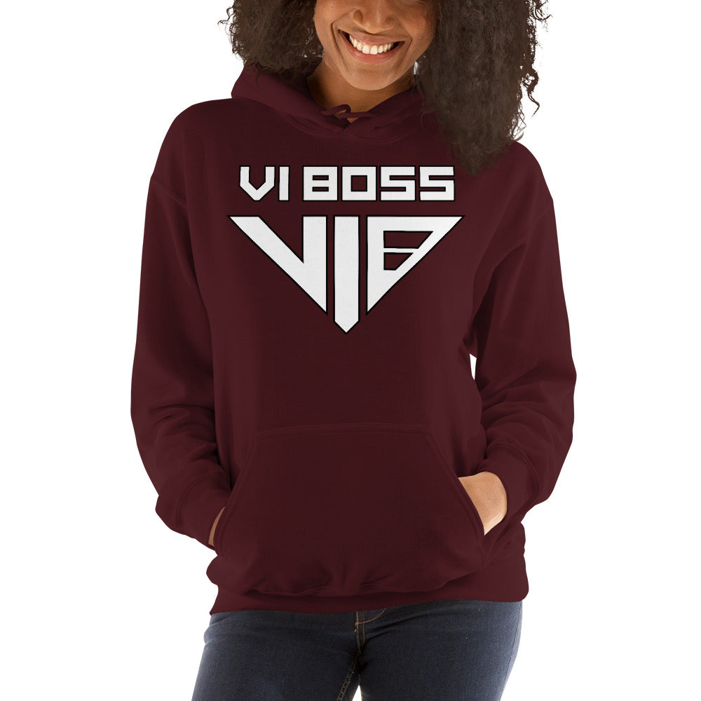 Signature Super Hero Hoodie - Maroon / S - VI BOSS