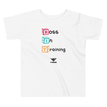 VI BOSS - Boss In Training (Blocks) Toddler T-Shirt