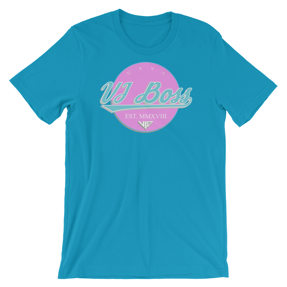 Champion Tee (Pink Summer) - Aqua / S - VI BOSS