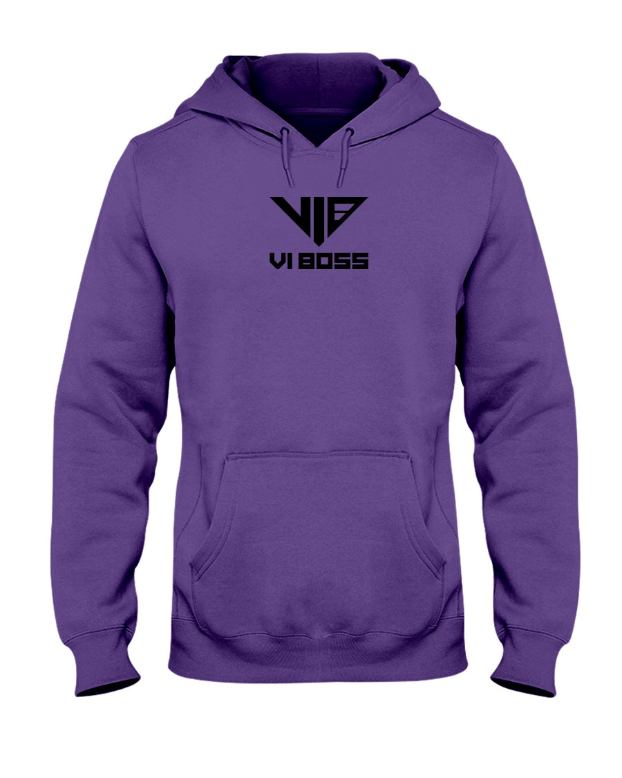 Jerzees 50/50 Hoodie - Deep Purple / S - VI BOSS