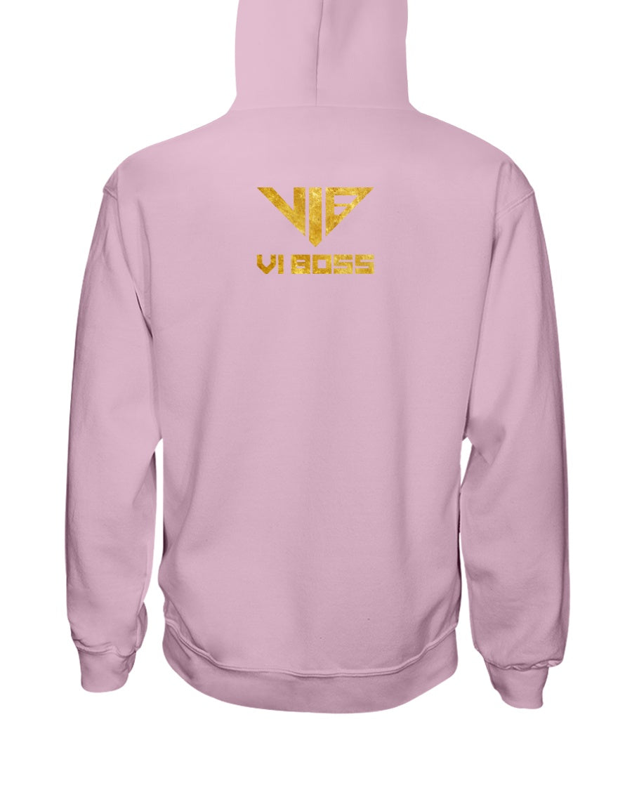 Jerzees 50/50 Hoodie - Classic Pink / S - VI BOSS