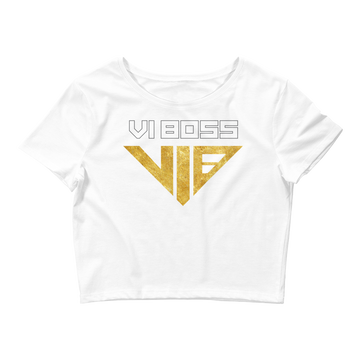 VI BOSS Hero Crop Top - White